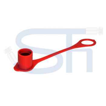 Staubschutz für Steckkupplung BG1 Stecker - Rot