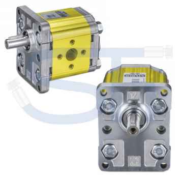 Zahnradmotor ViVoil - BG2 - 4,2ccm - Ø 36,5mm - Welle zylindrisch Ø 15mm - Ölanschlüsse EURO Flansch - reversierbar