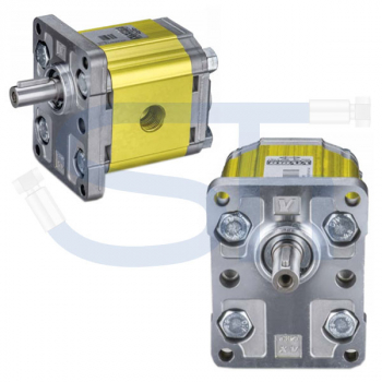 Zahnradmotor ViVoil - BG2 - 4,2ccm - Ø 36,5mm - Welle zylindrisch Ø 15mm - Ölanschlüsse Innengewinde - reversierbar