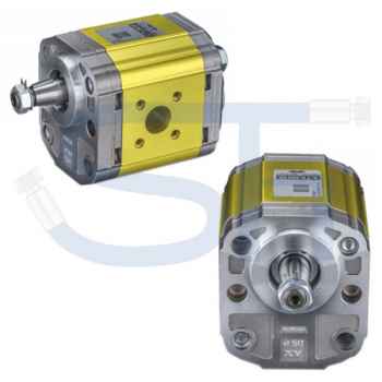 Zahnradmotor ViVoil - BG2 - 4,2ccm - Ø 50mm HY - Welle konisch 1:5 - Ölanschlüsse BOSCH Flansch - reversierbar