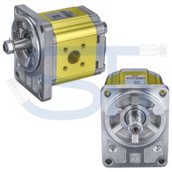 Zahnradmotor ViVoil - BG2 - 4,2ccm - Ø 80mm - Welle konisch 1:5 - Ölanschlüsse BOSCH Flansch - reversierbar