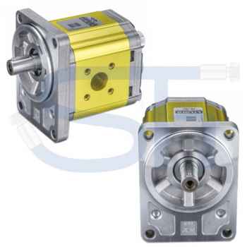 Zahnradmotor ViVoil - BG2 - 4,2ccm - Ø 80mm - Welle zylindrisch Ø 15,87mm - Ölanschlüsse BOSCH Flansch - reversierbar
