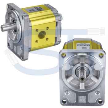 Zahnradmotor ViVoil - BG2 - 4,2ccm - Ø 80mm - Welle zylindrisch Ø 15mm - Ölanschlüsse BOSCH Flansch - reversierbar