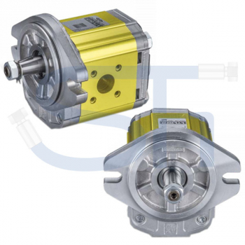 Zahnradmotor ViVoil - BG2 - 4,2ccm - Ø 82,5mm - Welle konisch 1:5 - Ölanschlüsse BOSCH Flansch - reversierbar