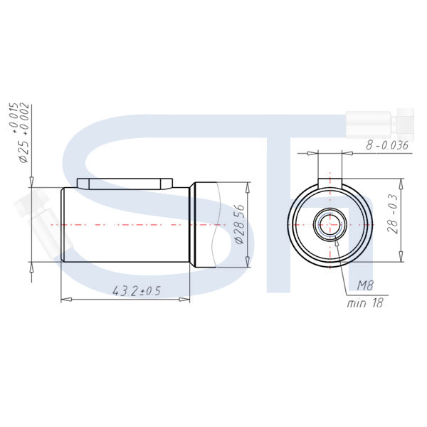 Motorbremse BMR 100 C - Welle 25mm - Hydraulikmotor mit integrierter Bremse