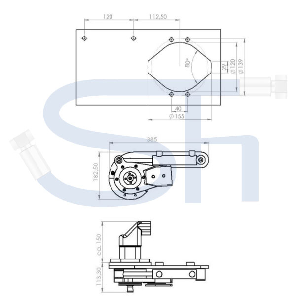 Cutmaster Speed 10ccm - 85kW - 110 Liter - Hydraulisch - Schwenkrichtung Links