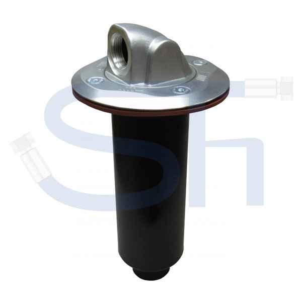 EASY-Filter Tankeinbau R 1" - 220 Liter/min - 40µm - mit geringer Bauhöhe und drehBarem Anschlusskopf