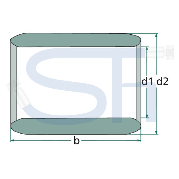 Einspannbuchse für 25mm Bolzen - Länge 80mm