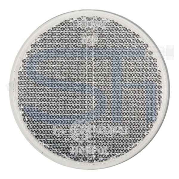 Reflektor Weiß - Rund - Ø 75mm - mit Schraube M 5x19