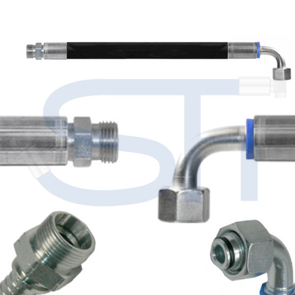 Hydraulikschlauch 2SC DN06 - DKOS 08S - AG-IG 90° - M 16x1.5