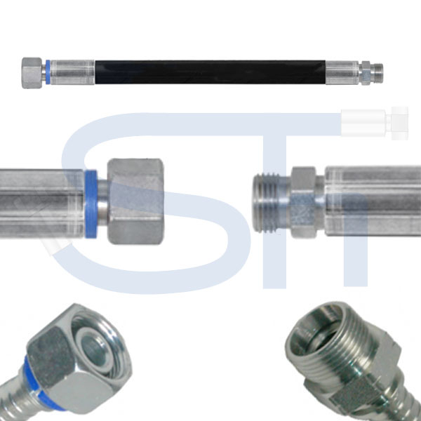Hydraulikschlauch 2SC DN06 - DKOL 08L - IG-AG - M 14x1.5