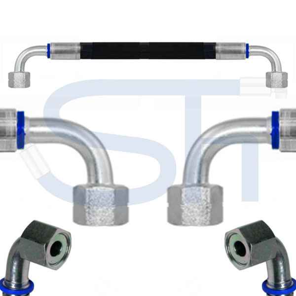 Hydraulikschlauch 4SH DN19 - ORFS 1 3/16" - IG 90°-IG 90°
