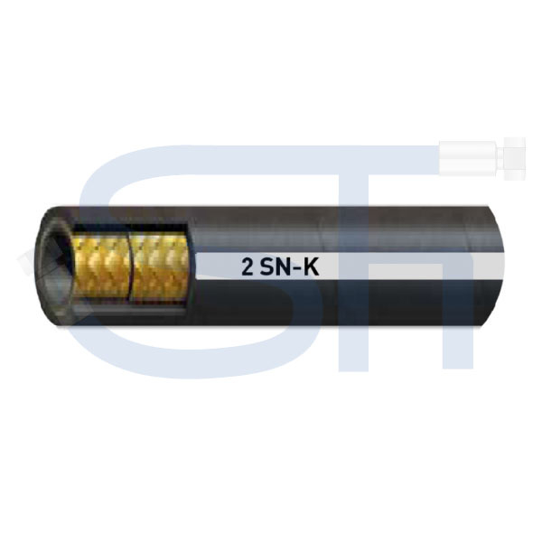 Hydraulikschlauch 2-lagig DN12 - 1/2" - 2SN-K