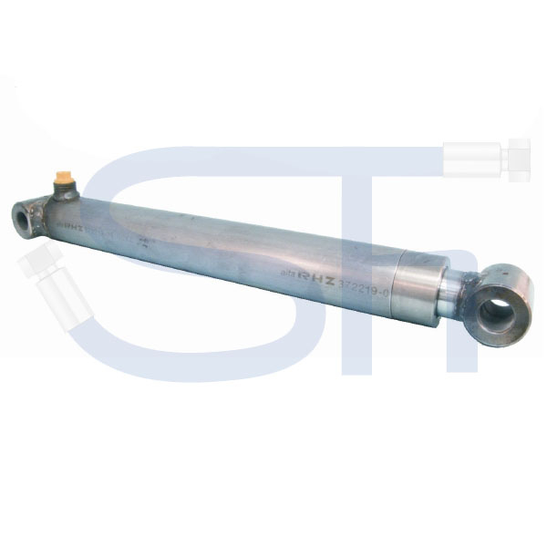 Hydraulikzylinder mit Querbuchse 16/100 Hub - einfachwirkend