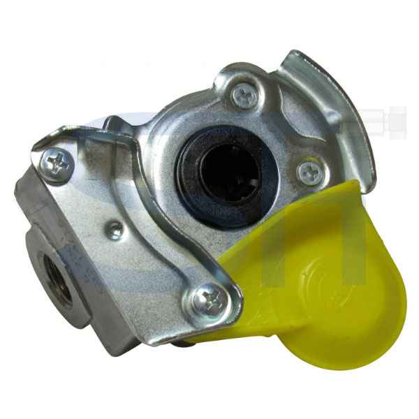 Kupplungskopf gelb - M 16x1,5 - für Zugmaschine mit Ventil