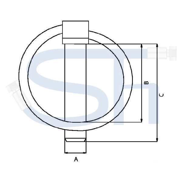 Klappstecker - 10mm - 50 Stück