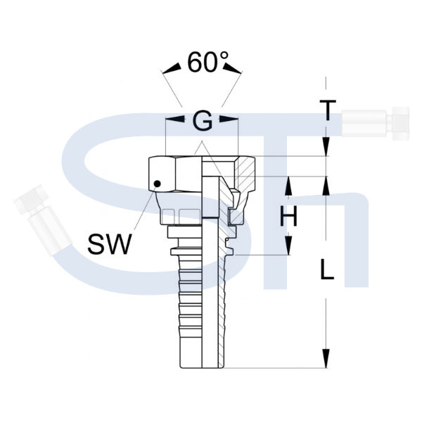 Pressarmatur DN08 - R 3/8" - IG - DKR