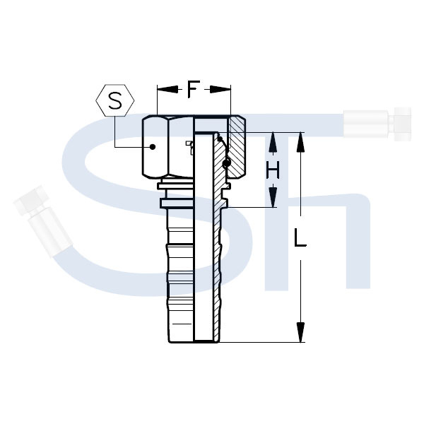 Pressarmatur DN38 - R 1 1/2" - IG - DKOR-S - 4SH