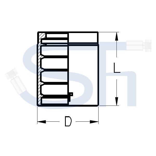 Pressfassung für 1SC DN06 - 1/4"