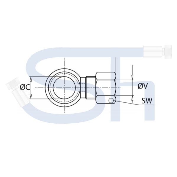 Ringauge M18 mit AG 12L (M 18x1,5) - Länge 43,50mm
