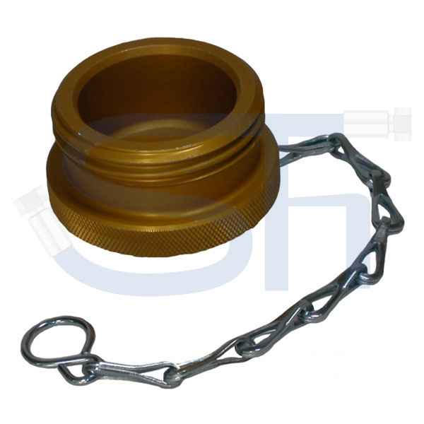 Staubschutz für Rohrleitungskupplung BG2 Stecker (Loshälfte) - Aluminium