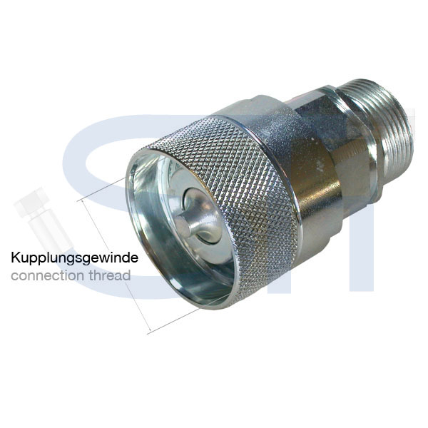 Schraubkupplung BG2 Stecker R 1/4"