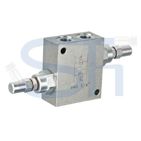 Schockventil R 1/4" 10 - 180 BAR - doppeltwirkend