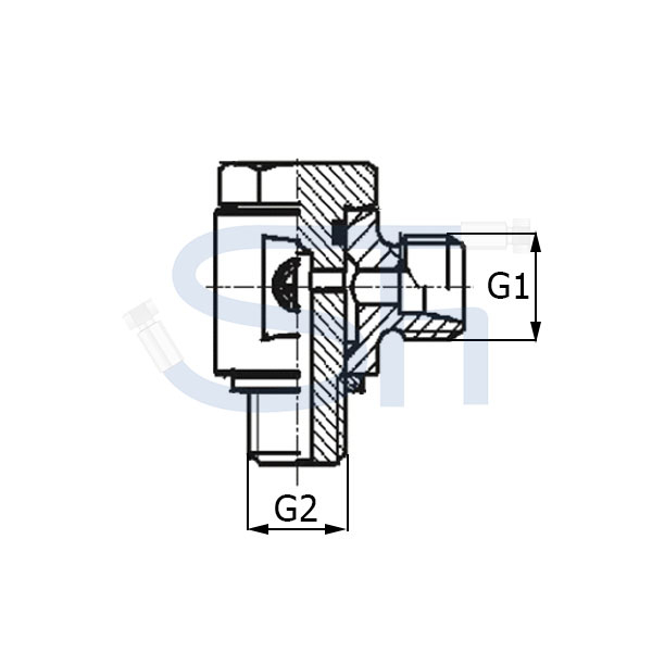Schwenkverschraubung 15L - R 1/2"