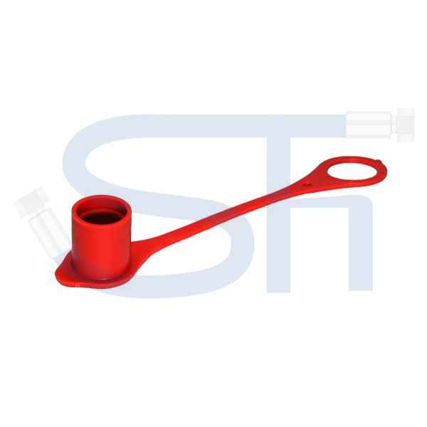 Staubschutz für Steckkupplung BG2 Stecker - Rot