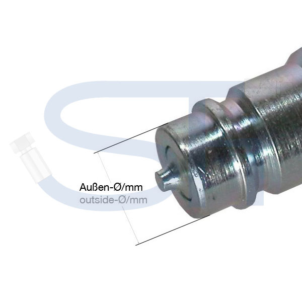 Steckkupplung BG4 Stecker R 1/2" IG