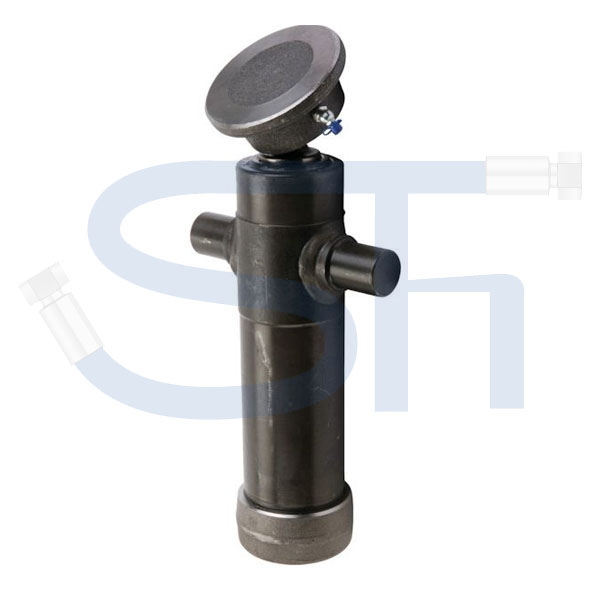 Teleskopzylinder mit Querbohrung 3-stufig - Hub 683mm - 11,7 Tonnen