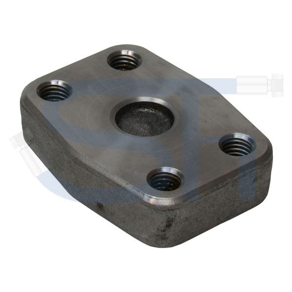 Verschlussgegenflansch SAE 6000 PSI - R 3/4"