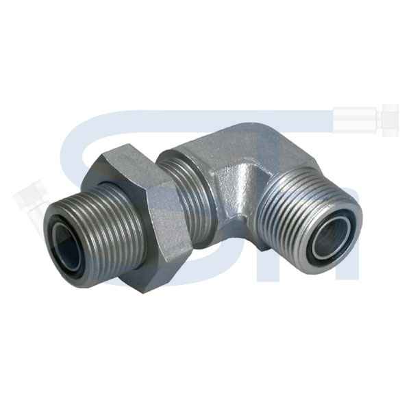Winkelschottverschraubung ORFS 1 11/16"