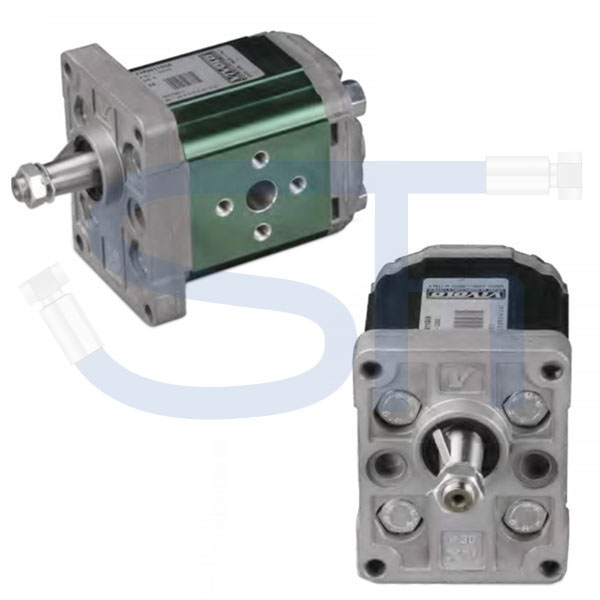 Zahnradmotor ViVoil - BG1 - 1,56ccm - Ø 30mm - Welle konisch 1:8 verstärkt - Ölanschlüsse EURO Flansch - reversierbar