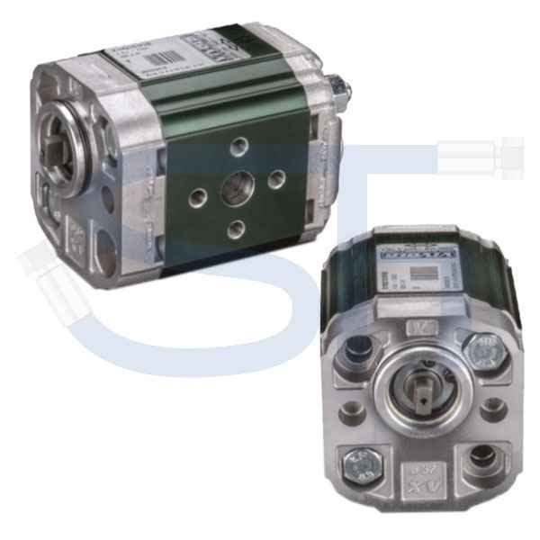 Zahnradmotor ViVoil - BG1 - 3,12ccm - Ø 32mm HY - Welle gefräst 5mm - hervorstehend - Ölanschlüsse EURO Flansch - reversierbar