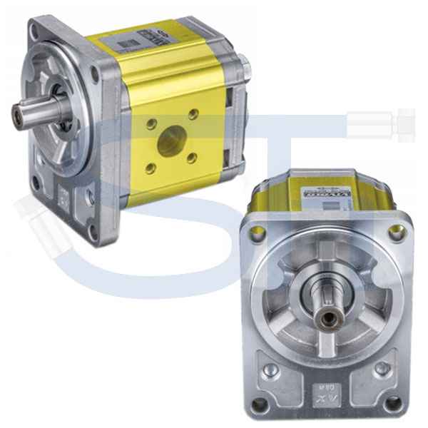 Zahnradmotor ViVoil - BG2 - 16,8ccm - Ø 80mm - Welle zylindrisch Ø 15,87mm - Ölanschlüsse BOSCH Flansch - reversierbar
