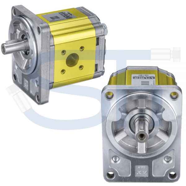 Zahnradmotor ViVoil - BG2 - 10,8ccm - Ø 80mm - Welle zylindrisch Ø 15mm - Ölanschlüsse BOSCH Flansch - reversierbar
