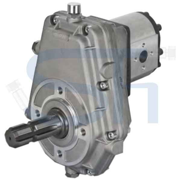 Zapfwellengetriebe BG3 - 1:3.8 - mit Stummel - 34ccm Pumpe BG3