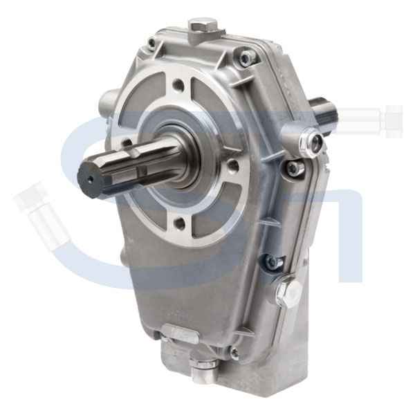 Zapfwellengetriebe BG3 - 1:3,8 - Standard - Durchtrieb mit 2 x Stummel - ohne Pumpe