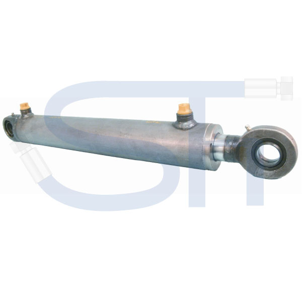 Hydraulikzylinder mit Gelenkauge 70/40/800 Hub - doppeltwirkend